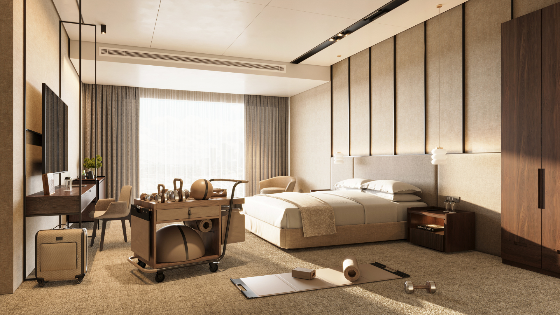 fitness room service